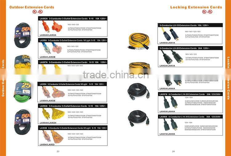 NEMA L6-30P locking power cord plug with cUL approval