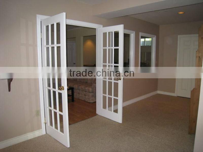 PVC double front doors