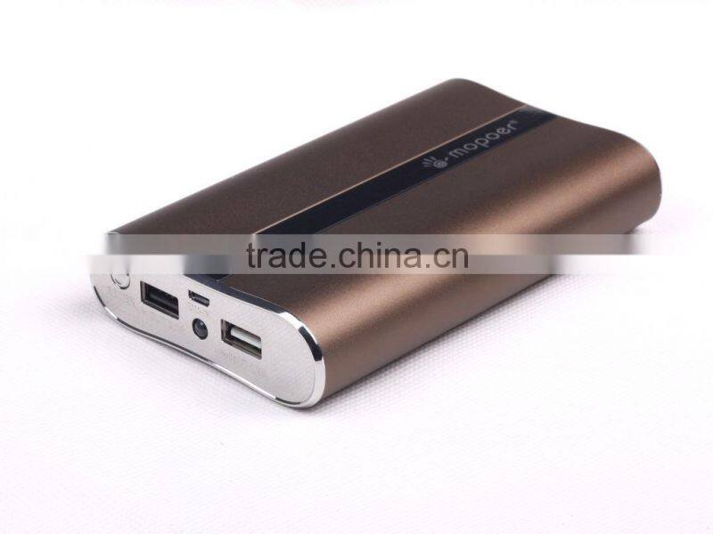 High capacity portable power bank aluminium casing 16000mAh
