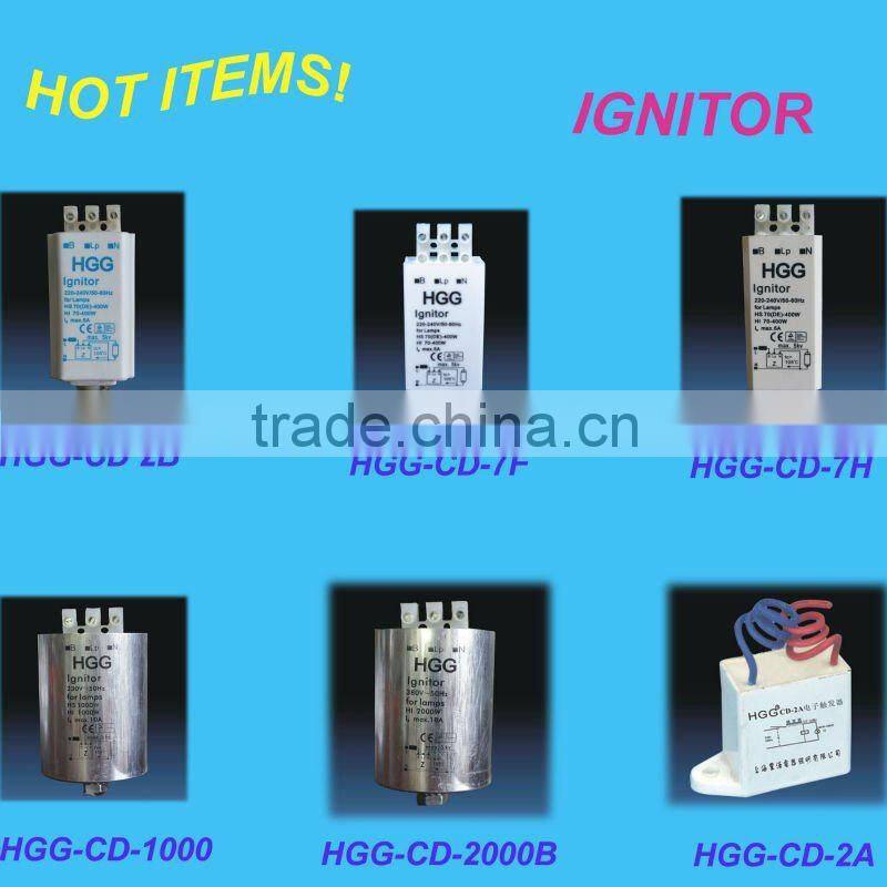 Electric ignitor with 3 wires