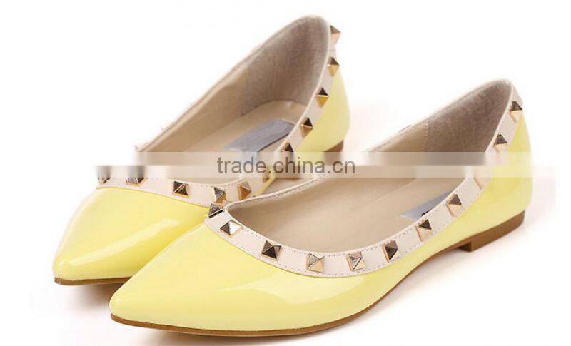 2016 fashion ladies flat shoes elegant office lady shoes