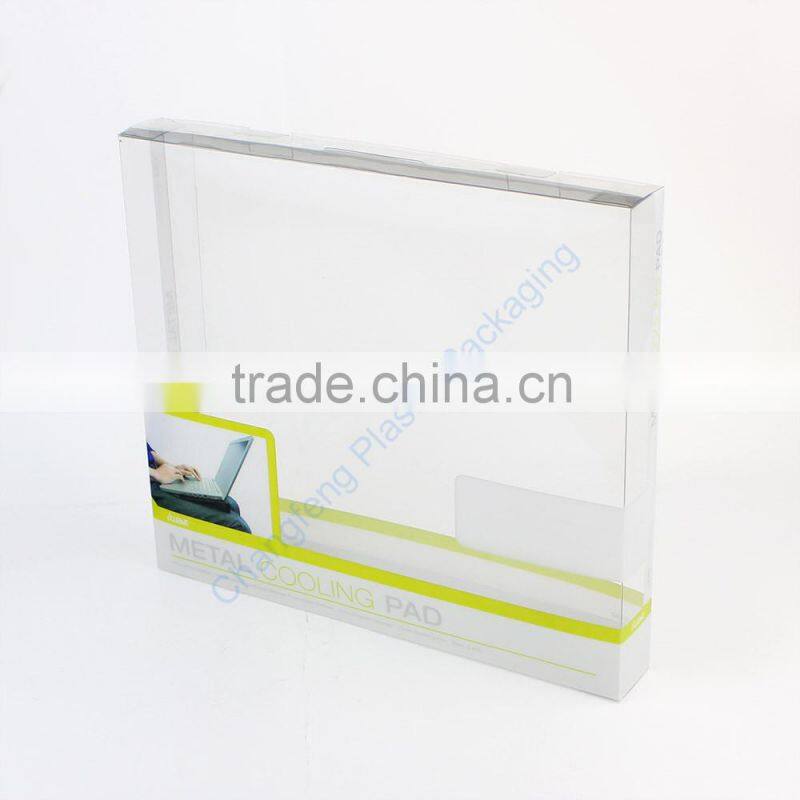 Transparent pet plastic laptop packaging box