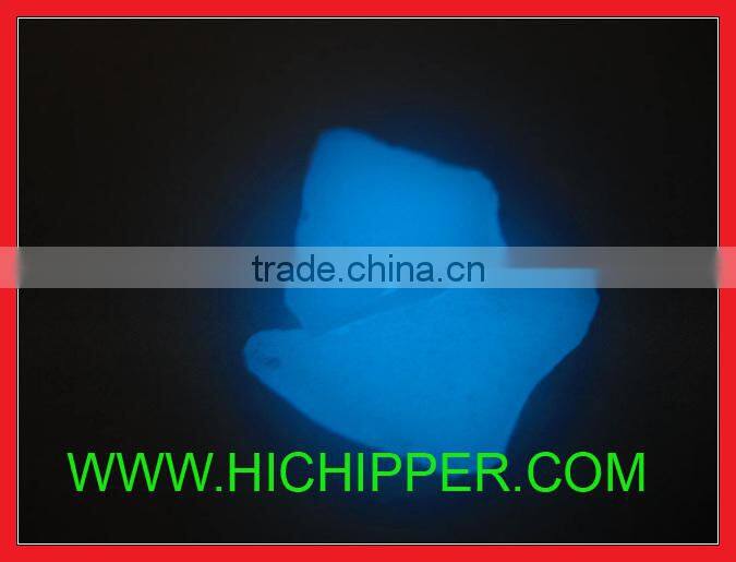 Glow in the dark glass aggregate for aquarium decoration