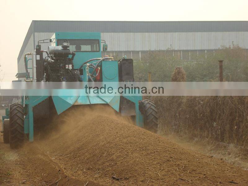 6-Cylinder Driven Self-propelled Compost Mixing machine/ fertilizer compost making machine,top quality Compost Turner ZF950