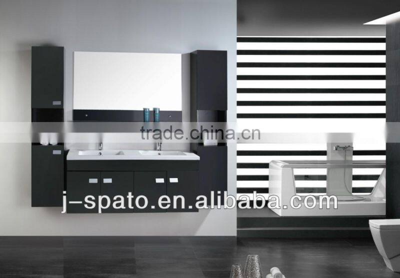 Luxury furniture with two side cabinet modern bathroom vanity cabinet