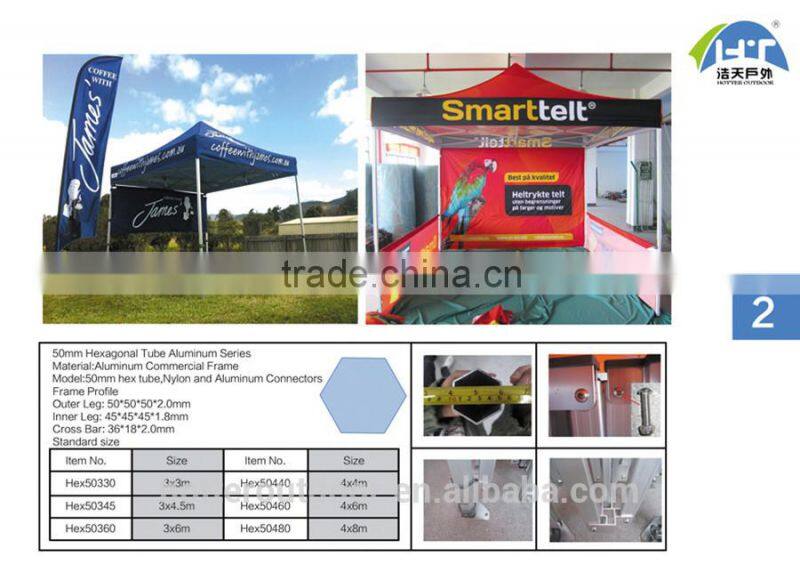 3x4.5m dye sublimation printed folding tent for outdoor events