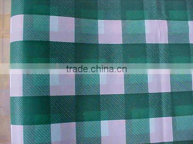 cheap plaid square table cloth/table cover