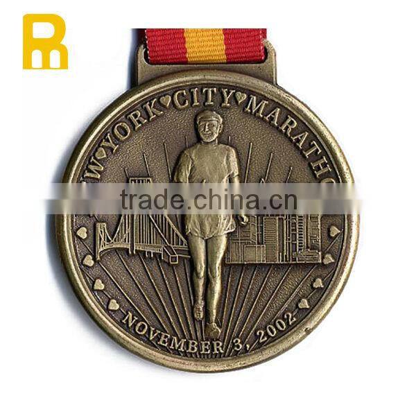 High Quality Anodized Aluminum bespoke medals with top quality