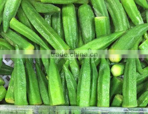 IQF Frozen style Chinese okra whole