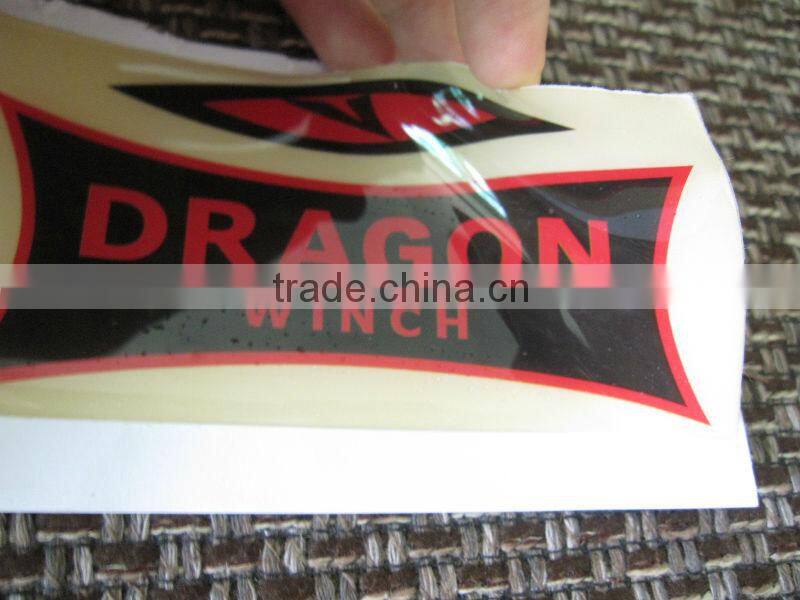 uv-resistant pu resin epoxy stickers (M-EP285)