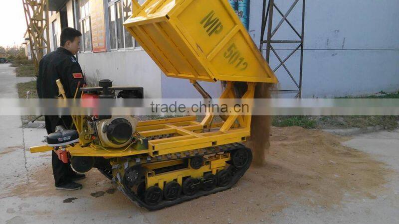 loading weight 800kg rubber tracked carrier mini tracked carrier