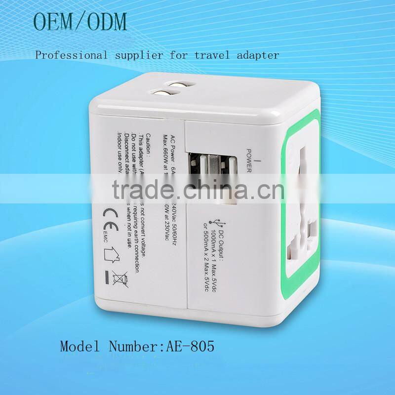 USB Multination Travel Adapter Plug