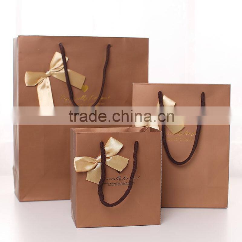 high quality folding paper bag for gift