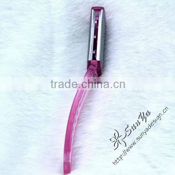 Colorful plastic handle metal foot file
