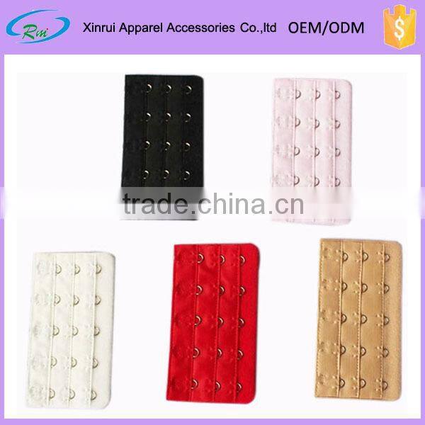 Stainless hooks nylon bra extender