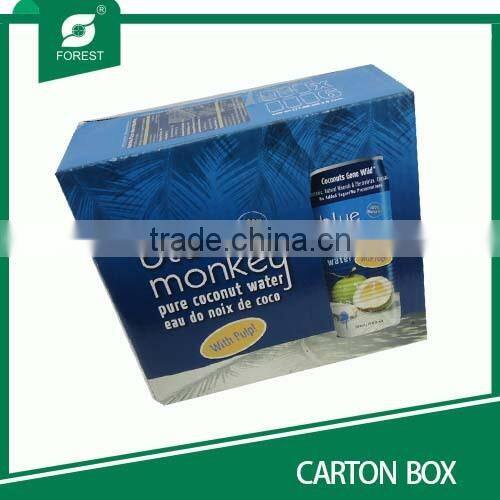 Matt lamination printed foldable carton bins carton box