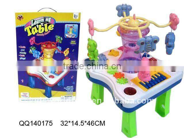 Baby learning table sound with music