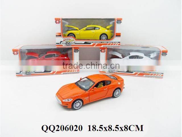 Pull back die cast car with light & IC