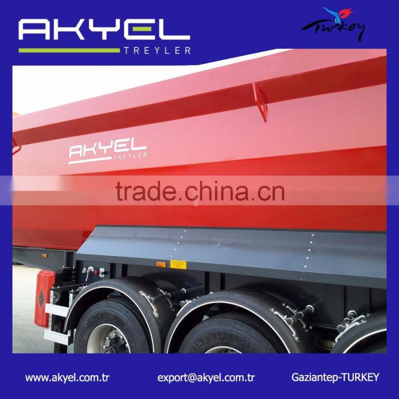 3 axle 60 Ton tipper truck /Semi Trailer on sales