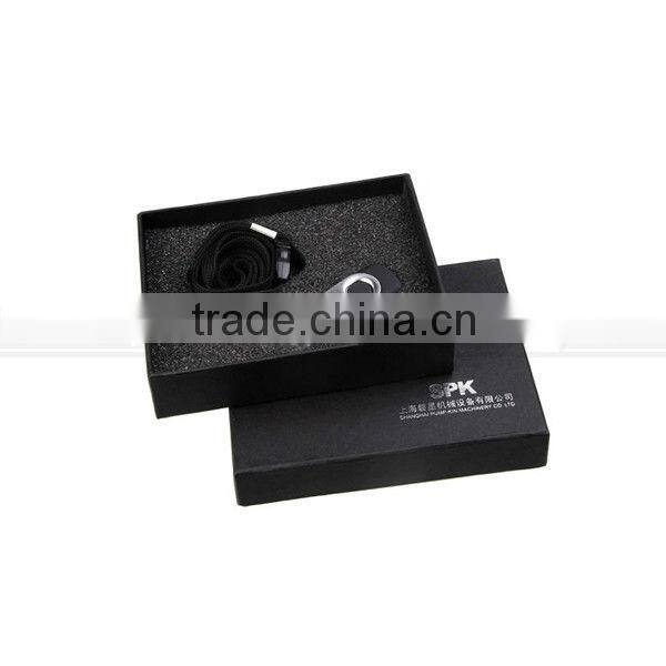 Hat paper gift box with magnet customized box packaging for USB flash disk supplier in Guangzhou China