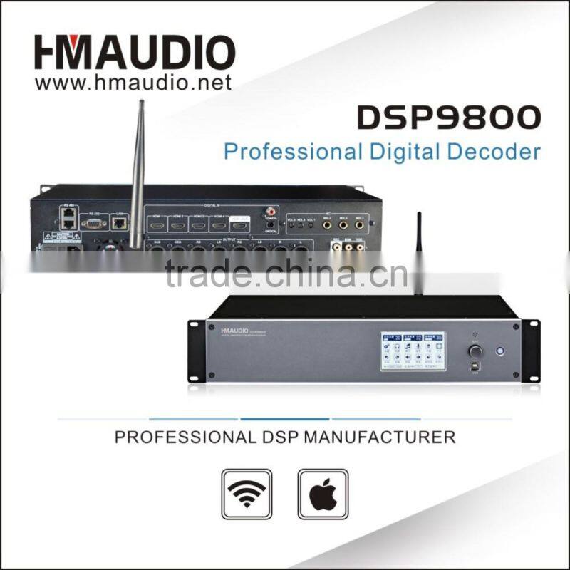 DSP9800 5.1 audio decoder Digital dolby dts decoder for Home theater system