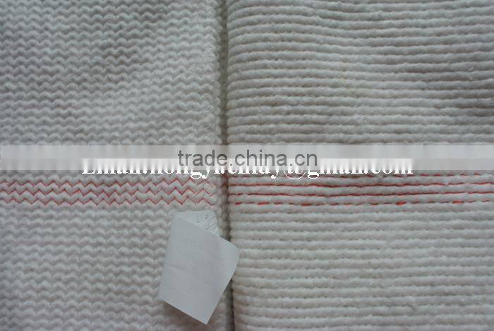 100%recycled cotton stitch bonded nonwoven white cotton foor cleaning cloth