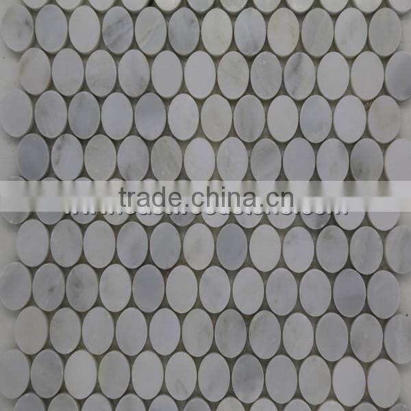 Bianco Carrara White Marble Mosaic Tile