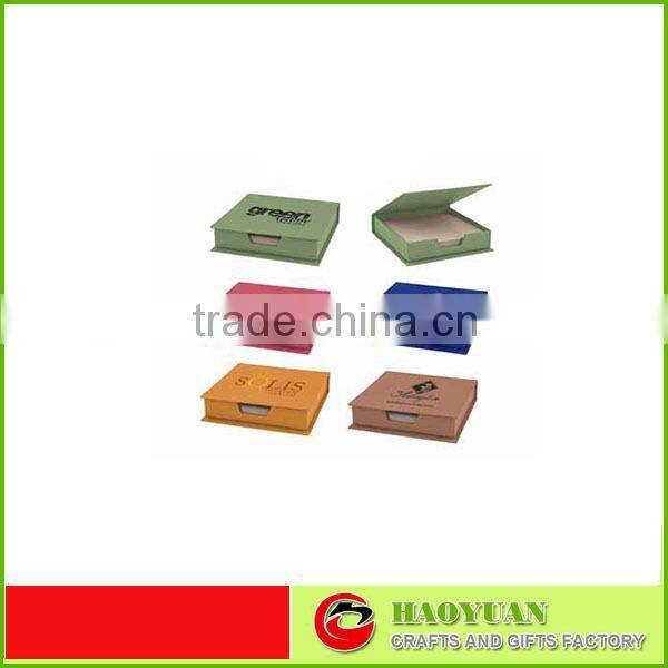 Free samples Recycled paper box with sticky notes for promotion-HYSN015