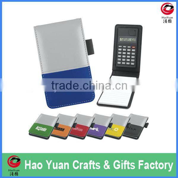 pu notebook calculator notebook whole sale