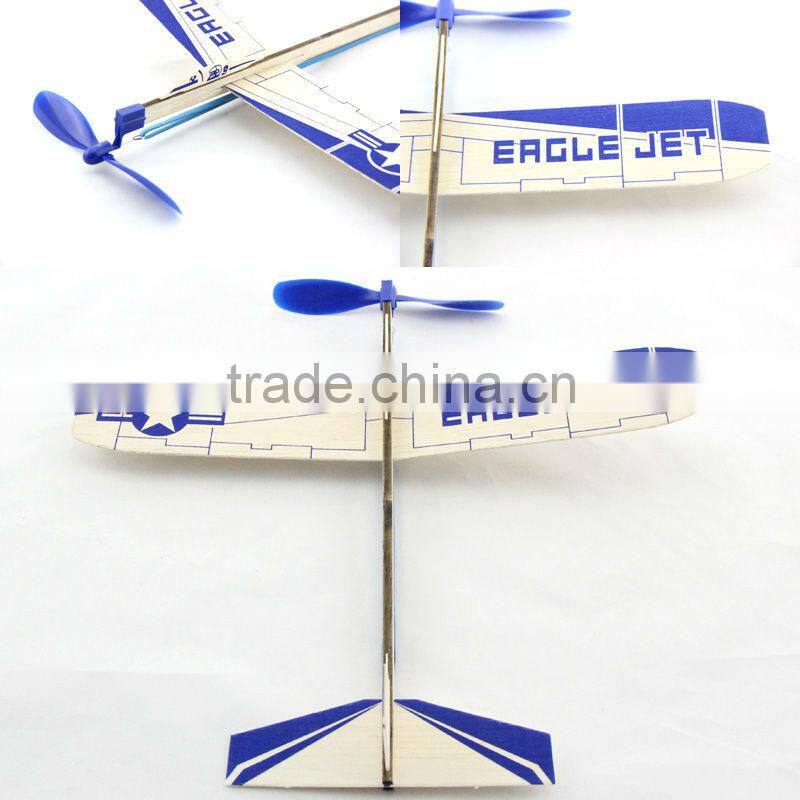 Fight Jet 12"Balsa Rubber Powered aeroplane model