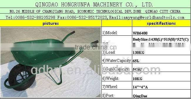 65l STEEL SACK WHEELBARROWS trolley cart wb6400