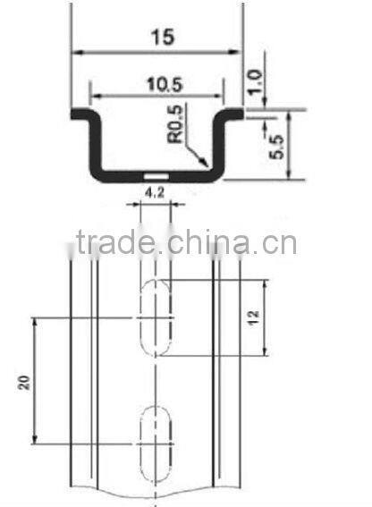 EN50022 Small Steel Din Rail