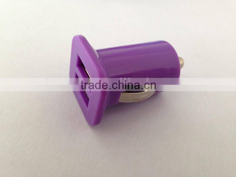 Colorful 2 USB Port DC Auto Charger for Smartphones and Tablet