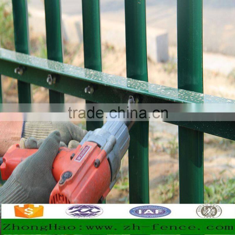 Factory directly sale modern european style garden palisade fence