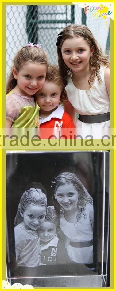 Bestseller customized engraving k9 crystal photo gift on sale