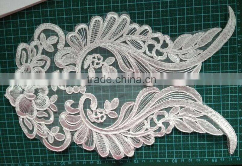 custome-made and embroidery collar cotton lace for garment