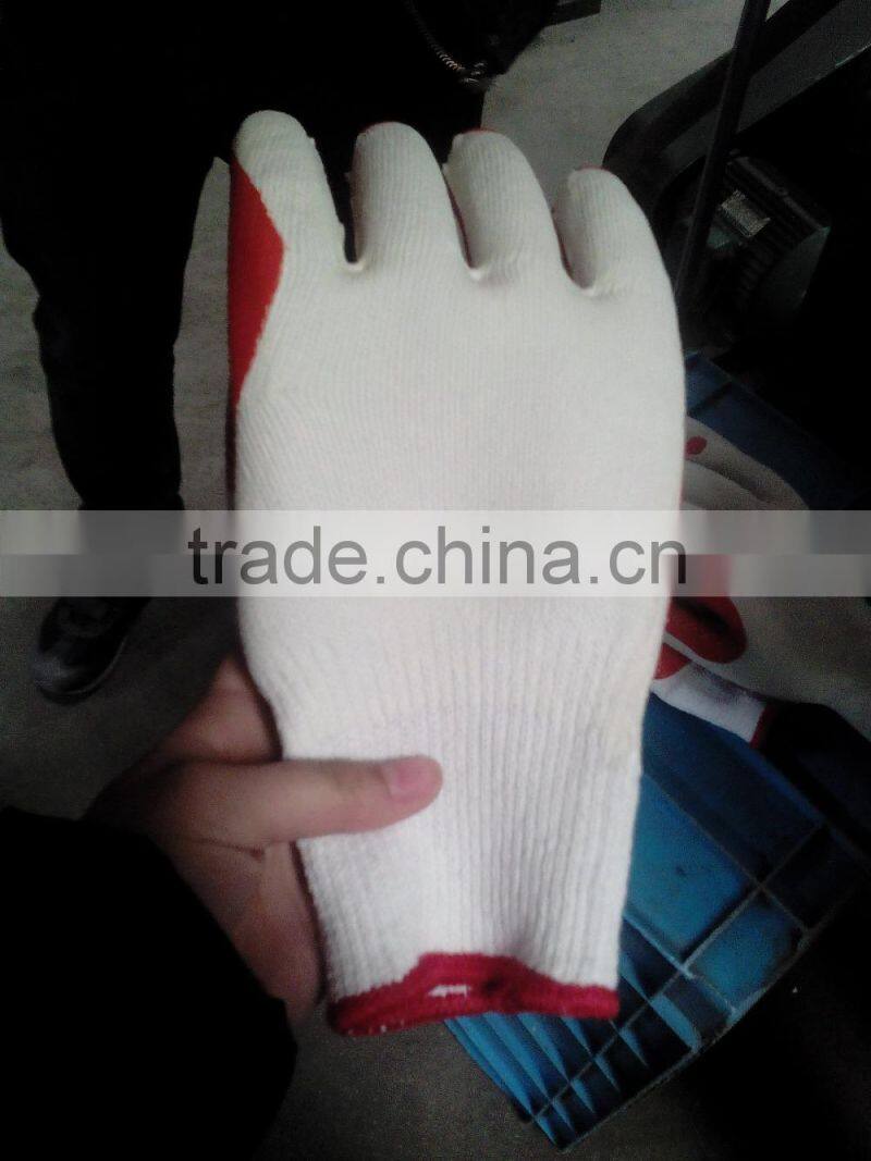 china factory wholesale work red rubber gloves