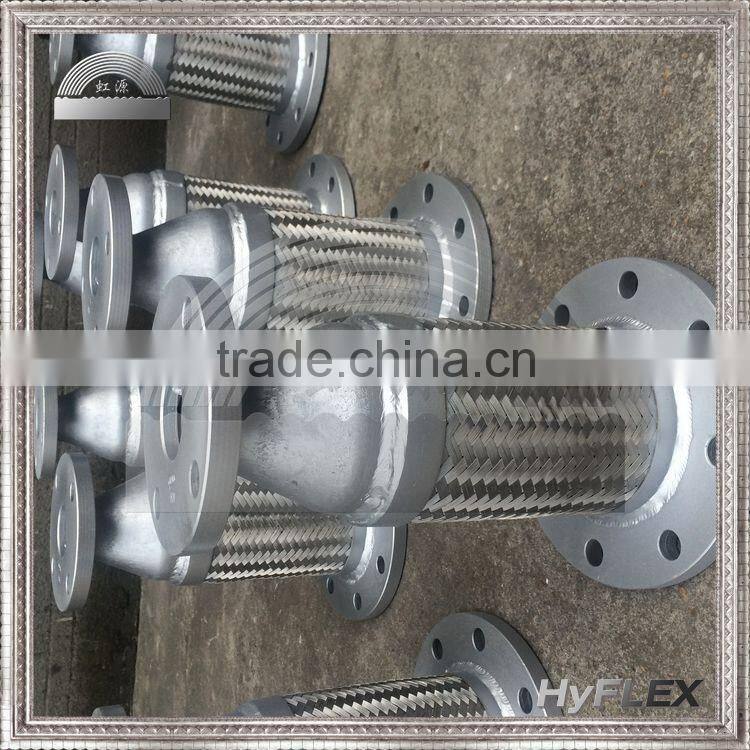 flexible braided REDUCING PUMP CONNECTORS with flange end