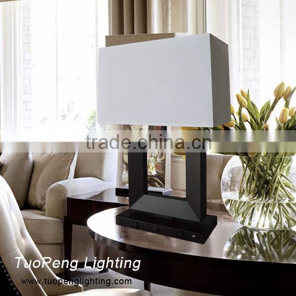 black MDF Table Lamp