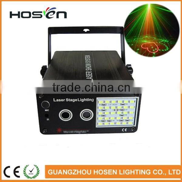 2016 NEW Stage 10W led white strobe light with 48patterns laser light RG/led twinkling star laser/led laser lighting