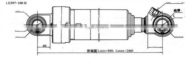 new style excavator boom cylinder