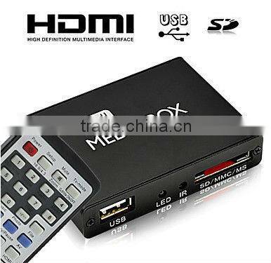 HD Multi-Media Player with Remote Control, HDMI Output