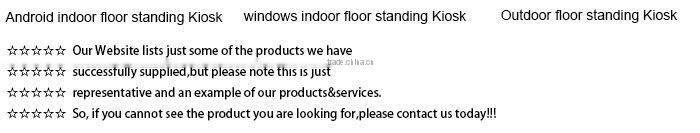 Chestnuter-Supermarket Android system 55 inch free stand totem touch screen kiosk for advertising