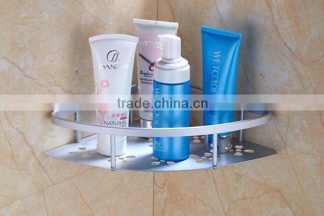 single tire hot sale new design household corner rack for bathroom towel shelf basket