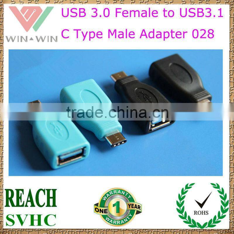 Micro USB Female to USB 3.1 C Type Male Adapter 017