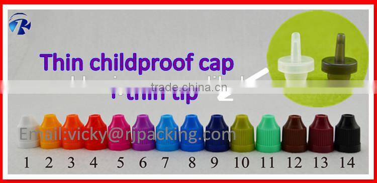 15ml PE Bottles With Childproof Cap Custom Labels