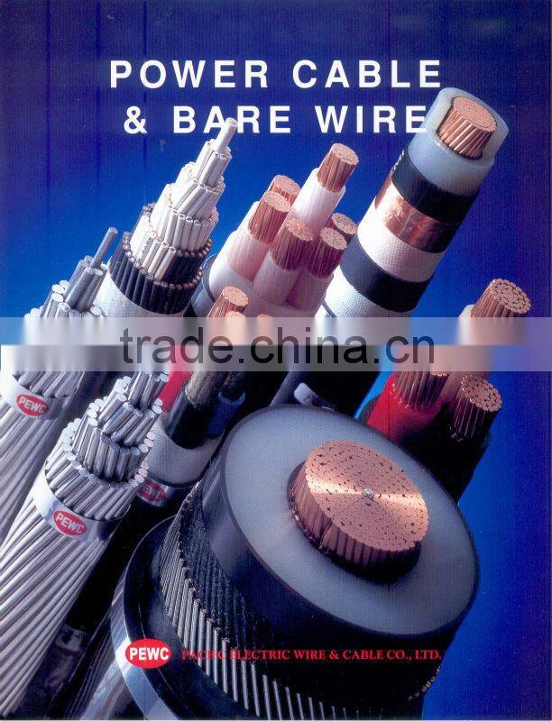 High Tension Armored Cable ,SWA, Armoured/Unarmoured PVC Underground Cable