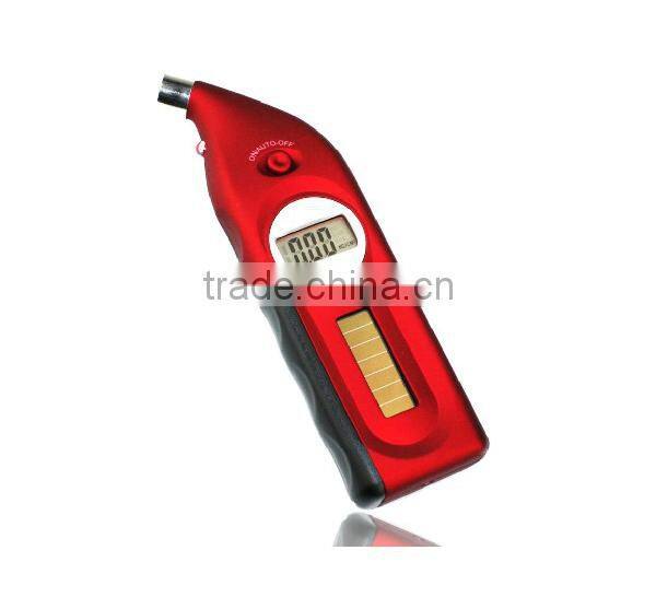 150psi Solar Energy Digital Tire Pressure Gauge with Depth Ruler Tire Tread