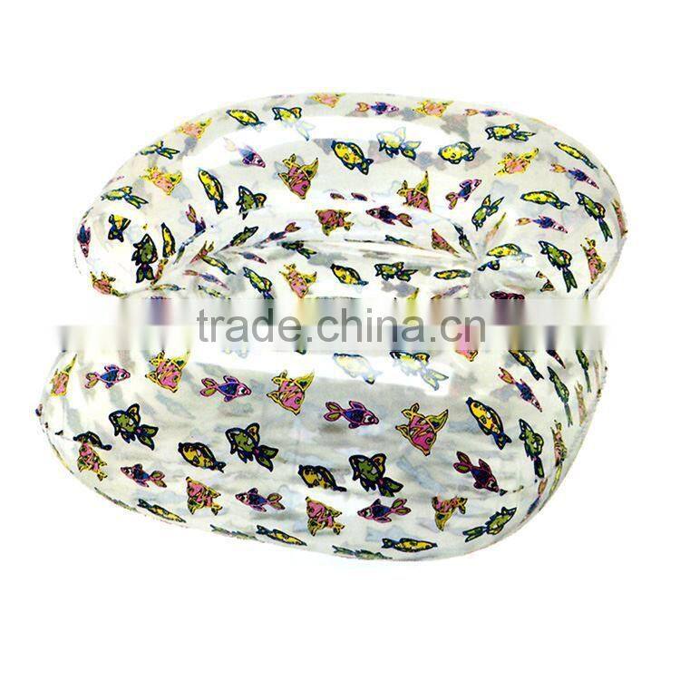 giant inflatable outdoor sofa and seat,fish pattern lounge sofa