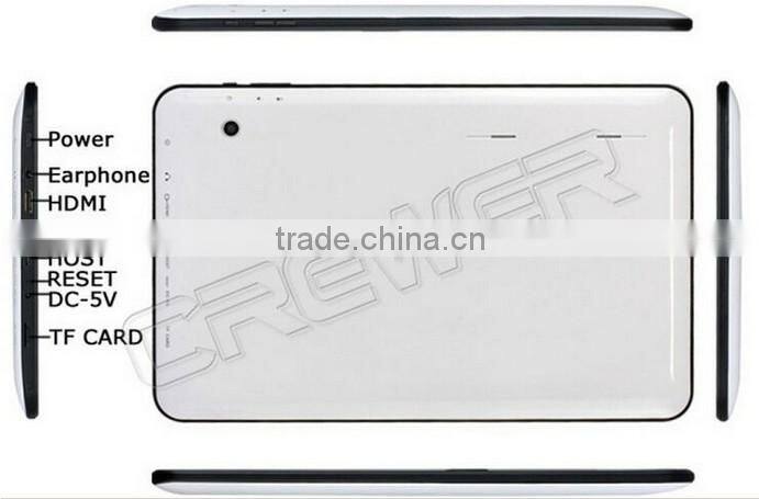 the tablet Allwinner A31s QuadCore Android 4.4.2 with Bluetooth Capacitive Touch 8GB 16GB 32GB
